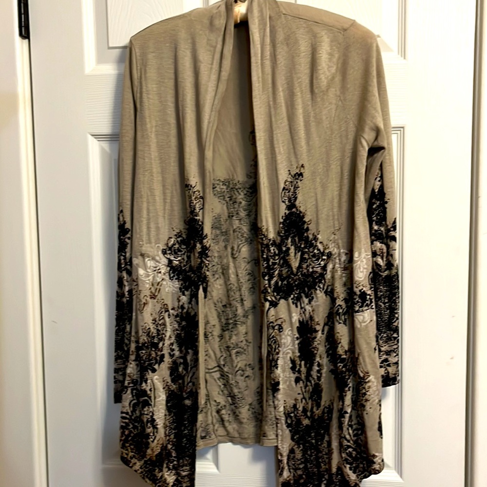 Nic+Zoe cardigan with cinch waist size M